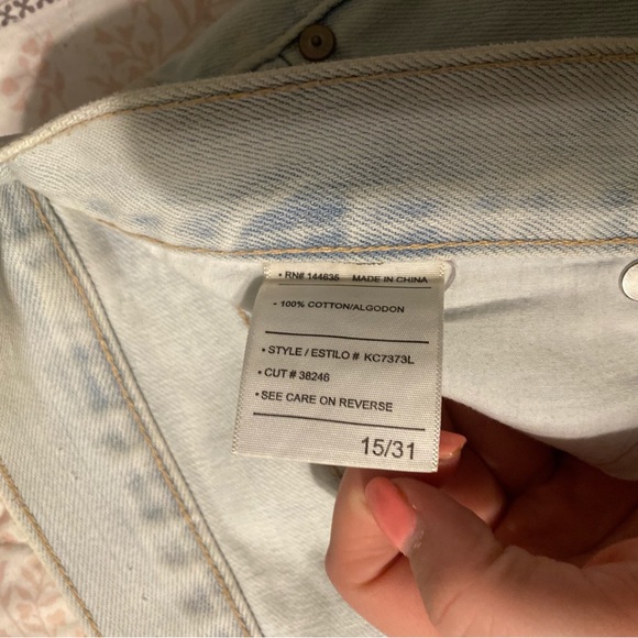 Kancan distressed wide leg jeans - Picture 3 of 6